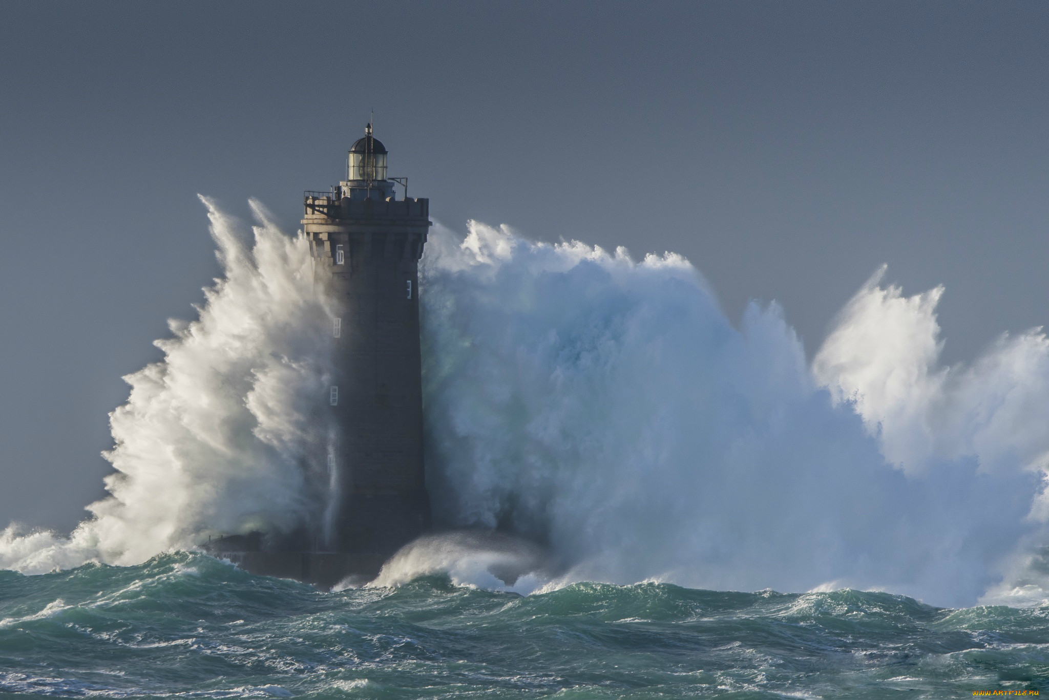 , , blue, , storm, , lighthouse, wave, sea, , 